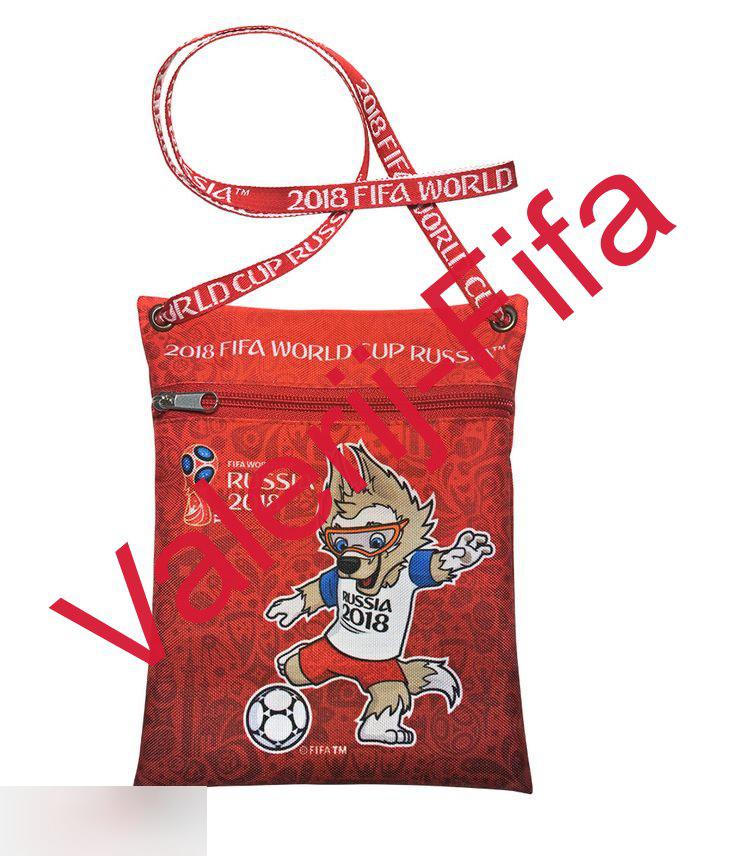 Сумка для документов Fifa Забивака красная. Чемпионат мира 2018