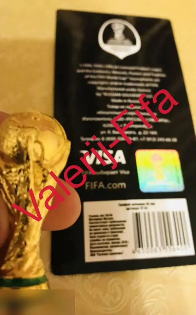 Лицензионная копия Кубок Fifa (4,5 см) Чемпионат мира 2018 2