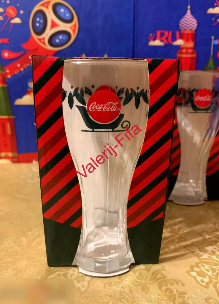 Бокалы Кока-кола Coca-cola. Стакан №1 1