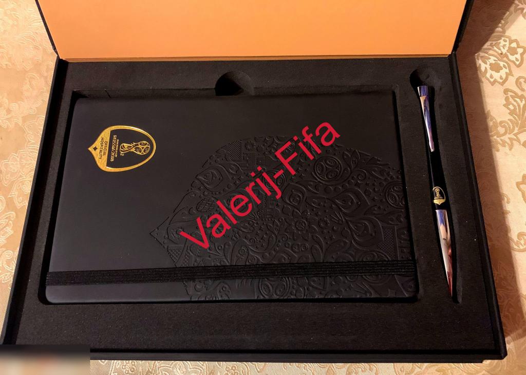 VIP Набор: Блокнот + ручка Fifa. Чемпионат мира 2018. Эксклюзив 1