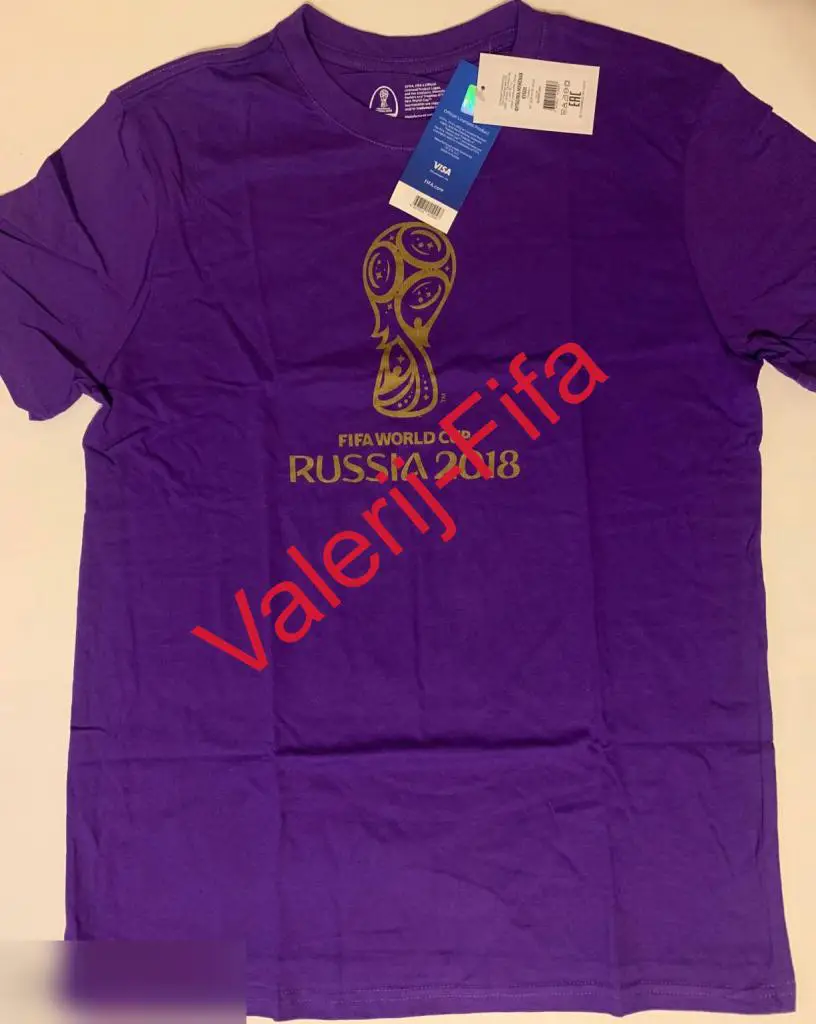 Женская Футболка Fifa (XS, S, M, L, XL) Чемпионат мира по футболу. РАСПРОДАЖА! ЛИЦЕНЗИЯ!