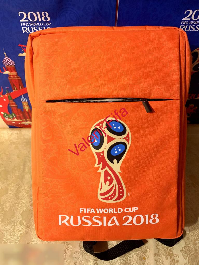 Сумка-рюкзак Fifa. Оранжевый кубок. Чемпионат мира 2018