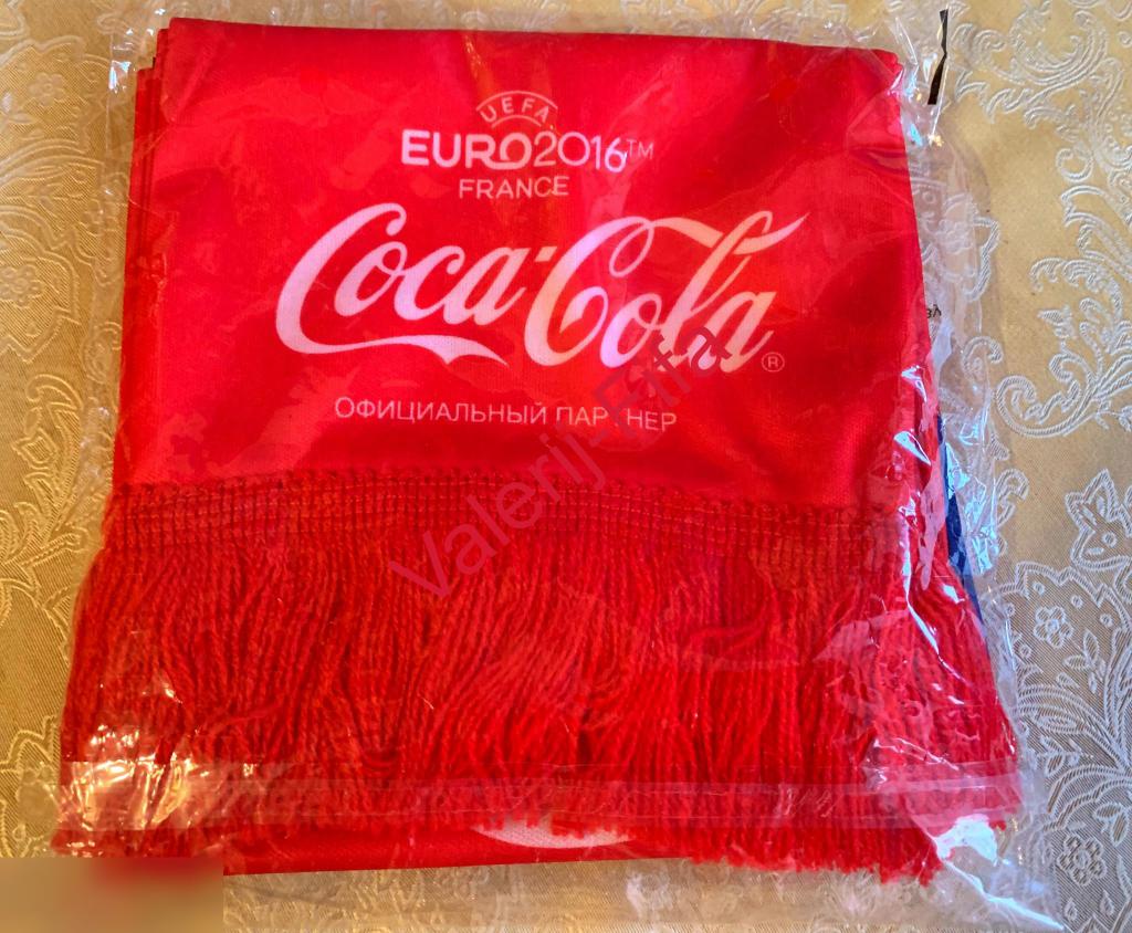 Шарф Кока-кола. Евро 2016. Эксклюзив 2