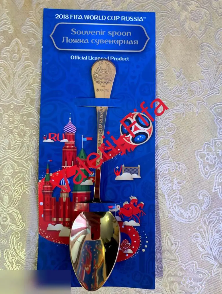 Лицензионная ложка Fifa. Лока №5. Чемпионат мира 2018