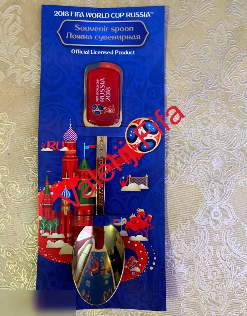 Лицензионная ложка Fifa. Лока №6. Чемпионат мира 2018