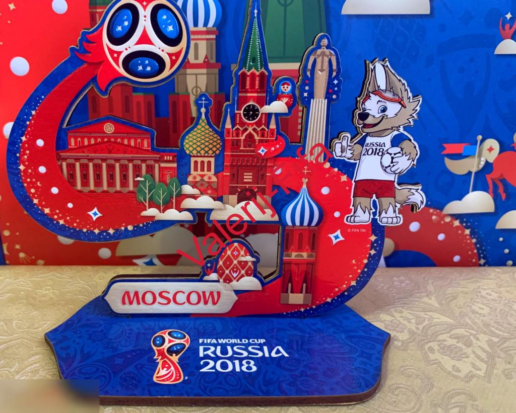 Фигурка на подставке Fifa. Москва. Чемпионат мира 2018