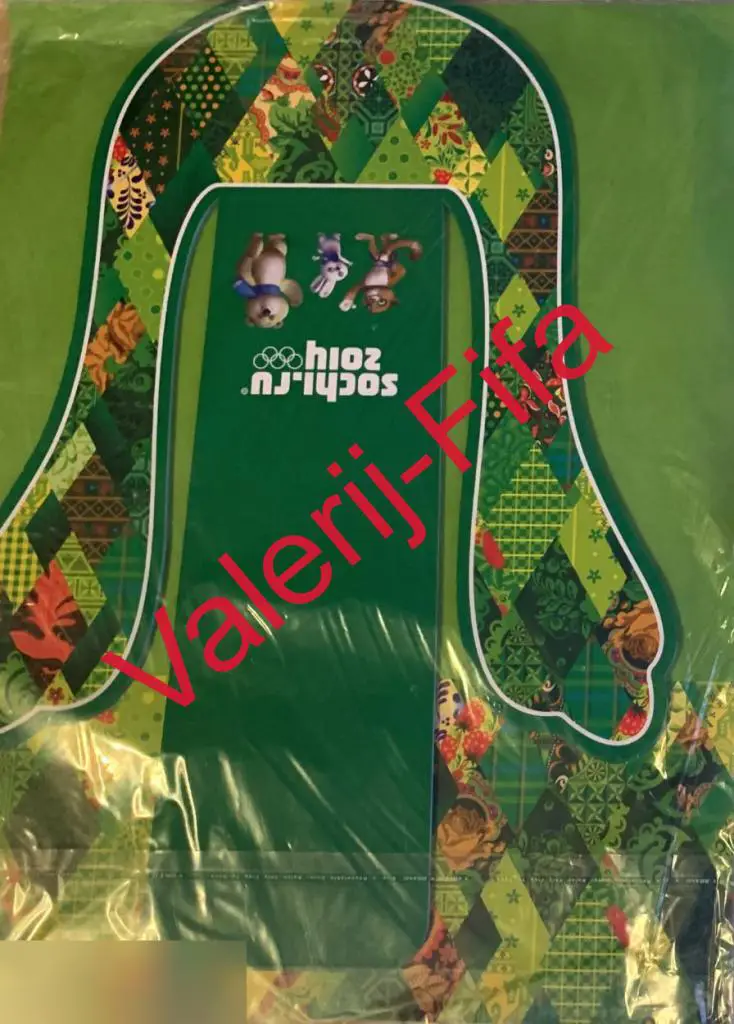 Наборы болельщиков. Зеленый набор. Олимпиады Сочи 2014. Эксклюзив! 1