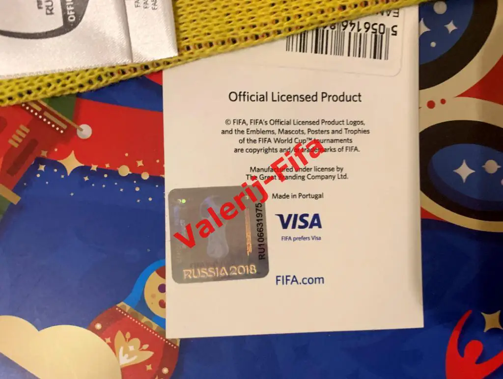 Официальный Шарф Fifa Колумбия. Чемпионат мира по футболу 2018 2