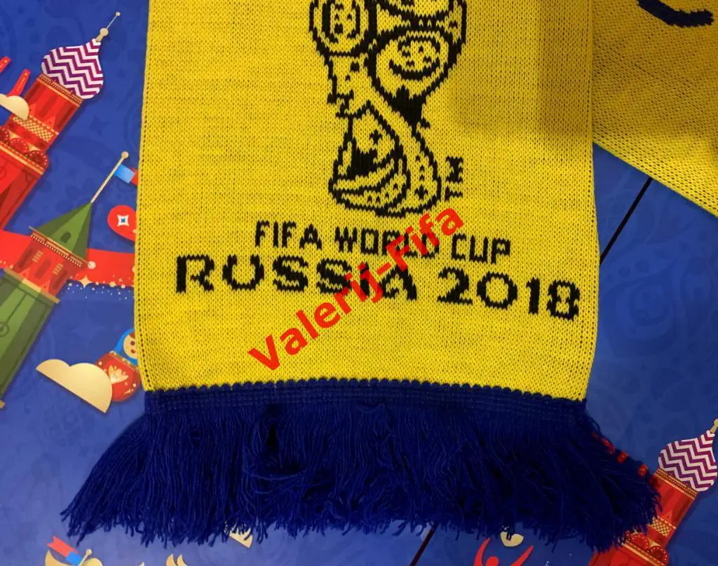 Официальный Шарф Fifa Колумбия. Чемпионат мира по футболу 2018 3