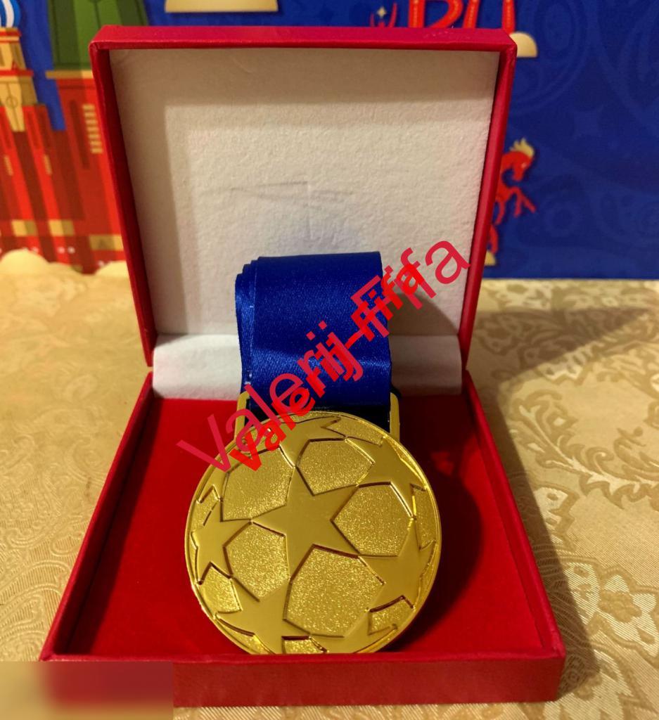 Копия золотая медаль Уефа Лига Чемпионов 2019 1
