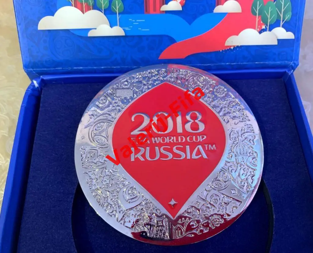Памятная медаль волонтеру Fifa. Чм 2018. Эксклюзив 1