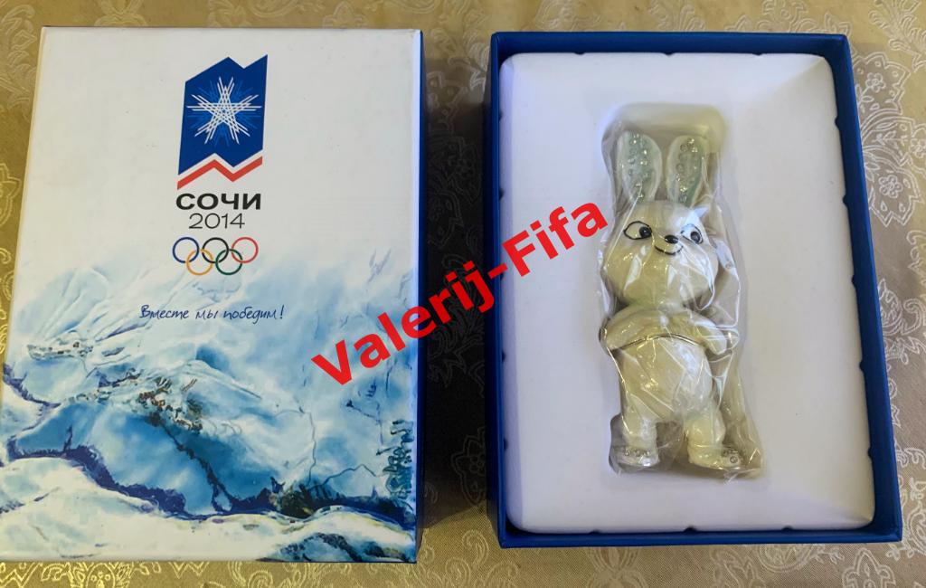 Статуэтка-шкатулка Зайка. Олимпиада Сочи 2014 2