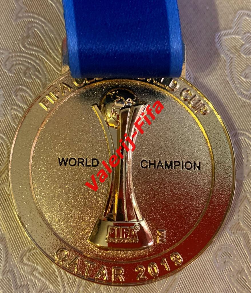 Золотая медаль Fifa. Чемпионат мира 2019 Катар 1