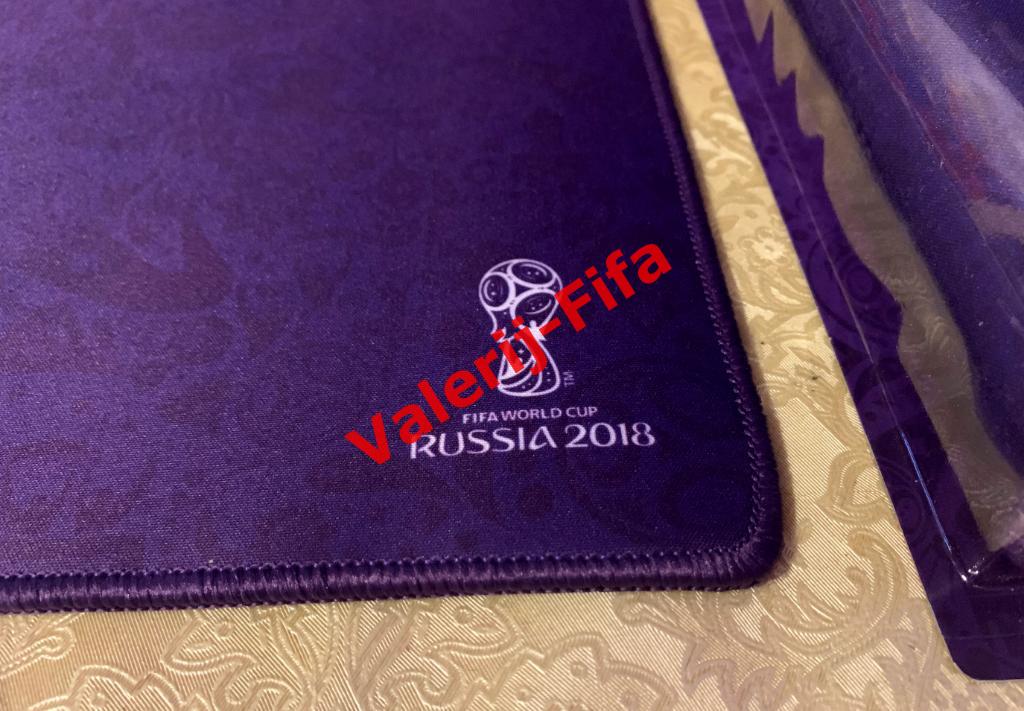 Коврик для мыши Fifa (фиолетовый). Чемпионат мира 2018 1