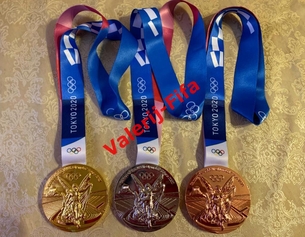 Набор из 3х медалей Олимпиада Токио 2020