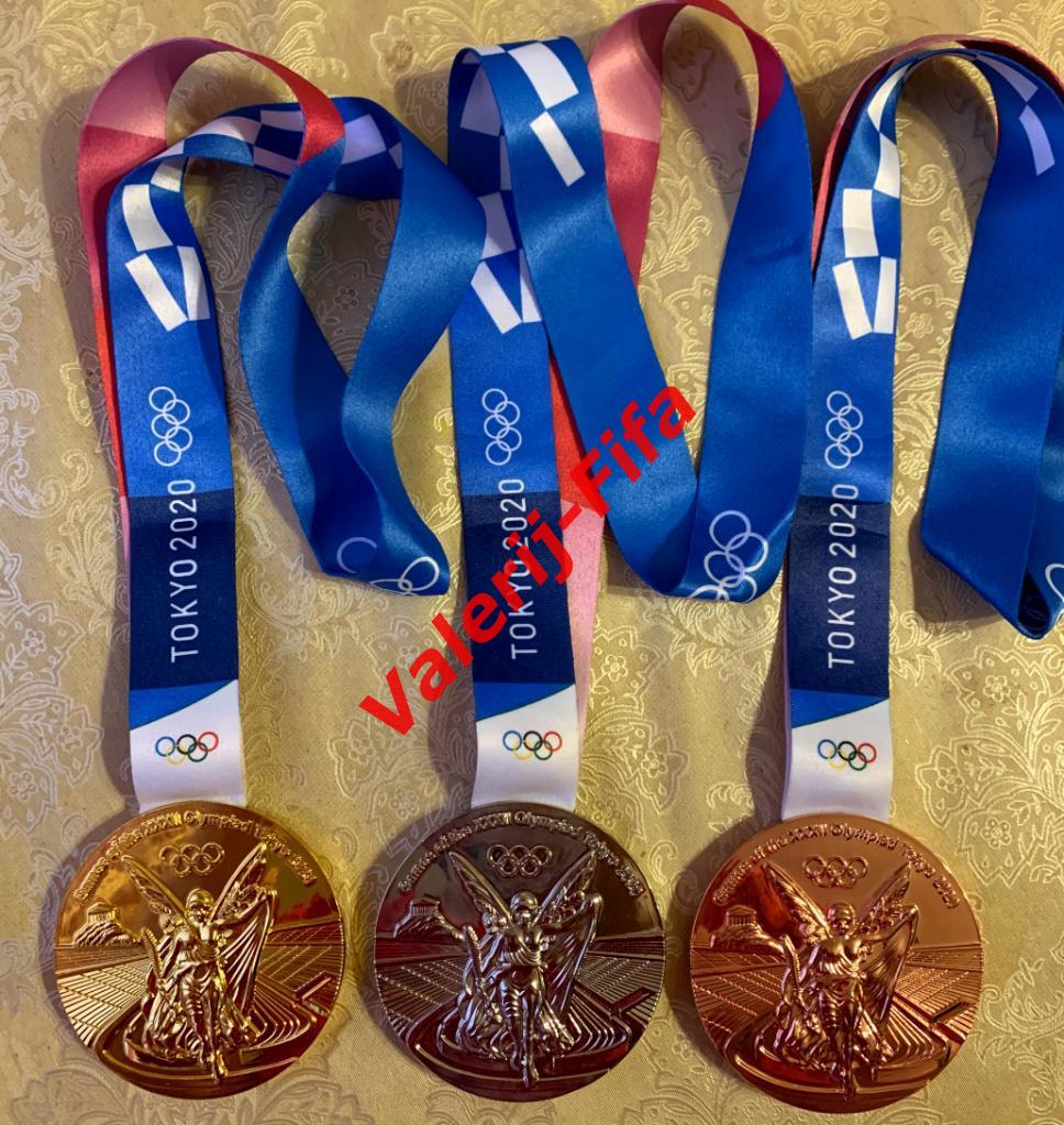 Набор из 3х медалей Олимпиада Токио 2020 1