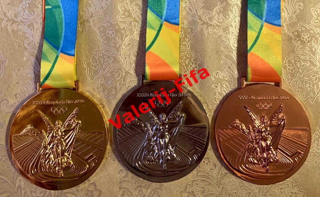 Набор из 3х медалей Олимпиада Рио 2016