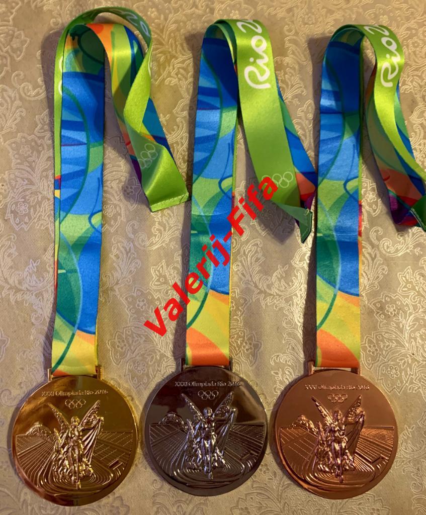 Набор из 3х медалей Олимпиада Рио 2016 1