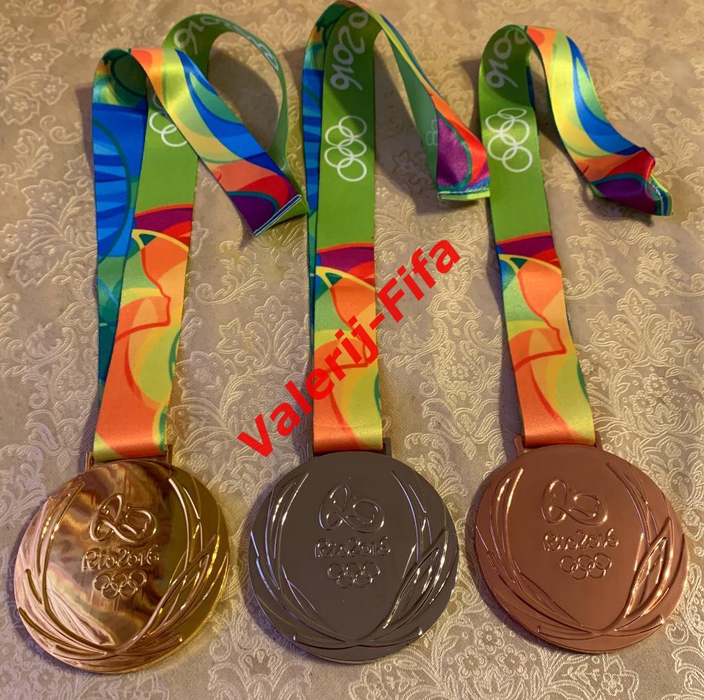 Набор из 3х медалей Олимпиада Рио 2016 5