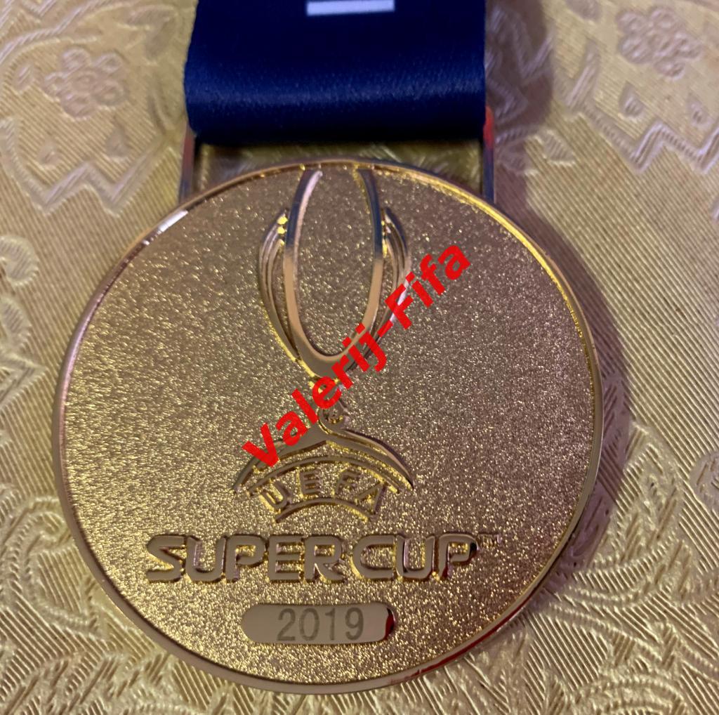 Медаль Суперкубка Уефа 2019г. Стамбул