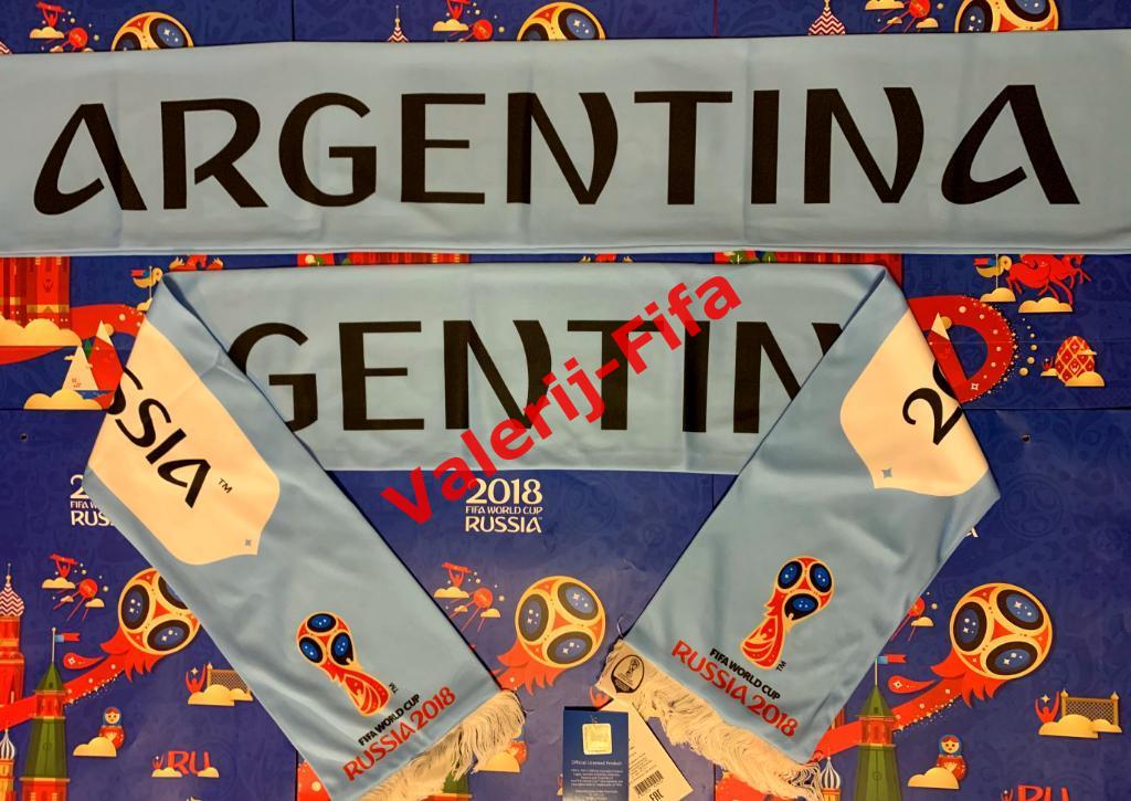 Официальный Шарф Fifa Аргентина. Чемпионат мира по футболу 2018