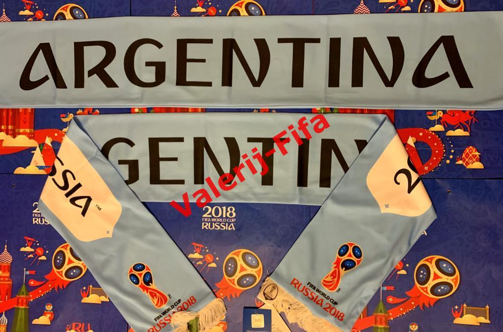 Официальный Шарф Fifa Аргентина. Чемпионат мира по футболу 2018 3