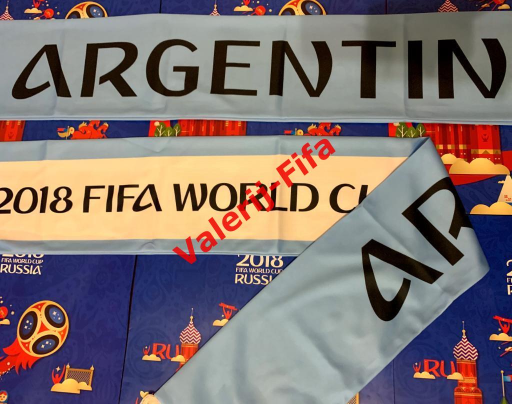 Официальный Шарф Fifa Аргентина. Чемпионат мира по футболу 2018 5