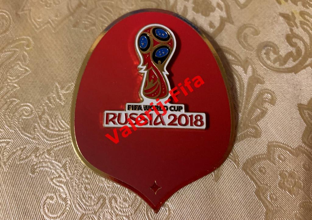 Значок Fifa Эмблема Чемпионата мира 2018. Эксклюзив