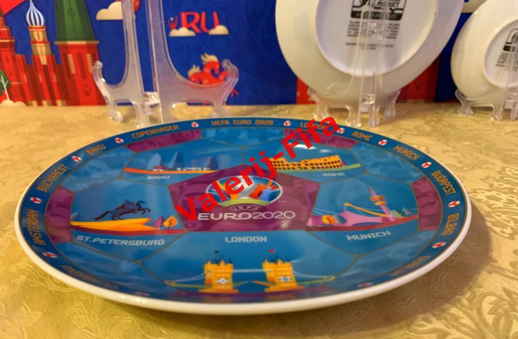 Набор из 3 тарелок Уефа Евро 2020. Чемпионат Европы 2020 6