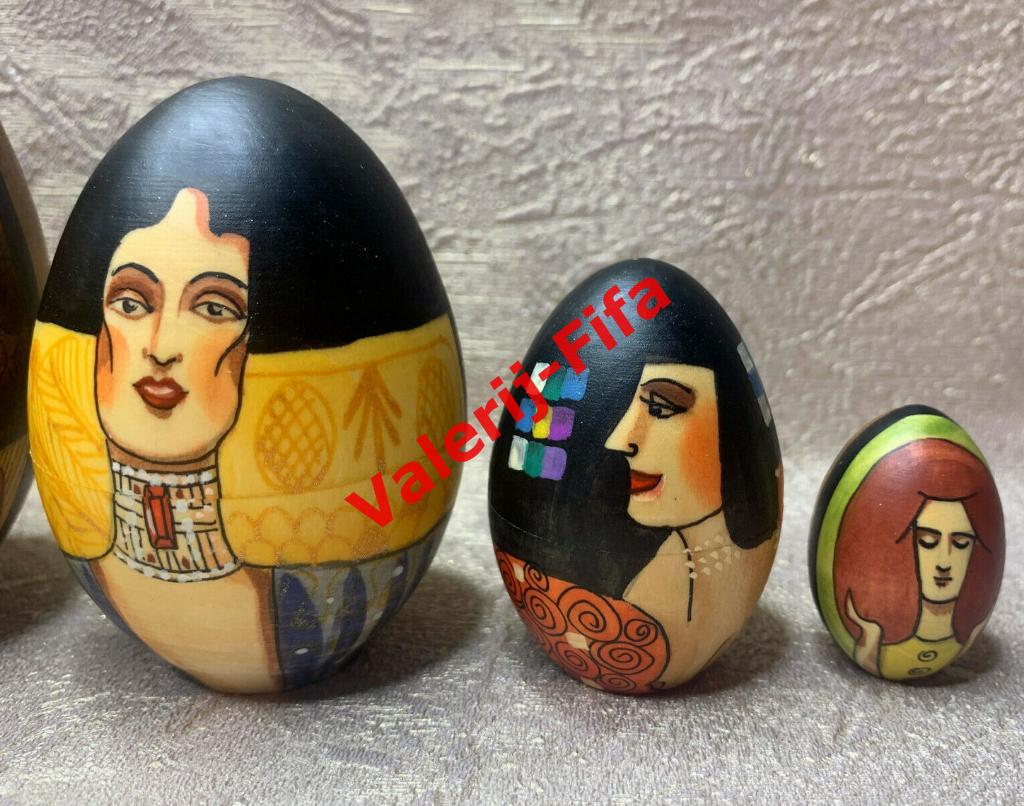 Яйцо - матрешка Густав Климт Поцелуй 1