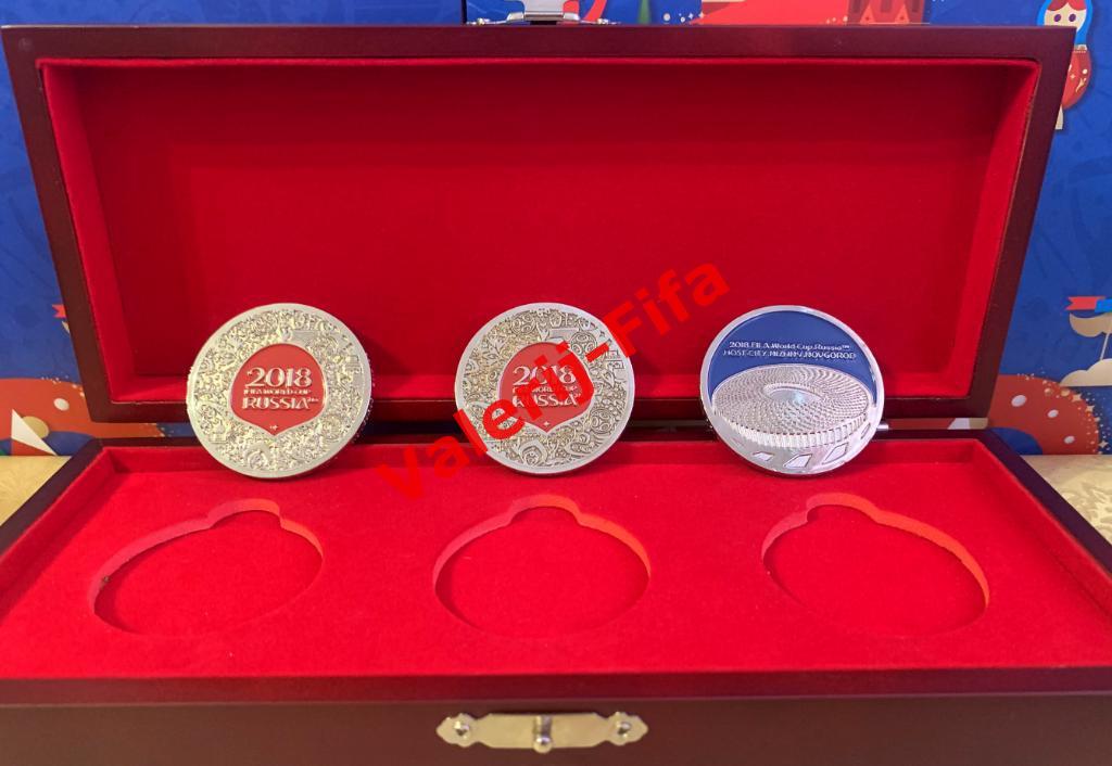 Подарочный набор медалей Fifa. Чемпионат мира 2018 4