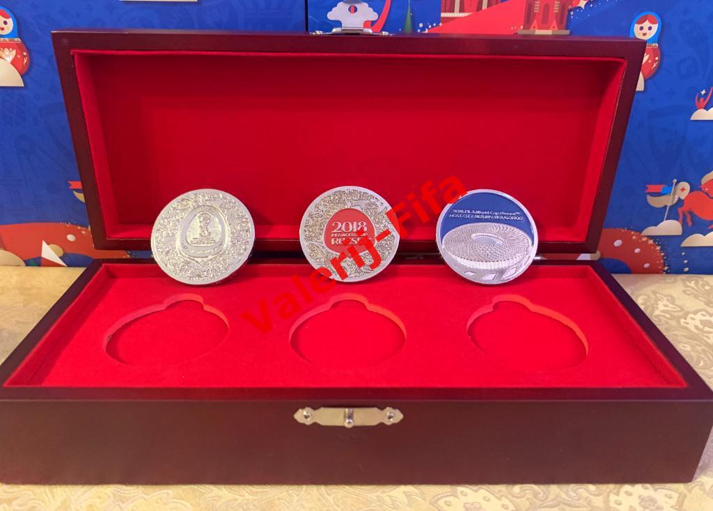Подарочный набор медалей Fifa. Чемпионат мира 2018 5