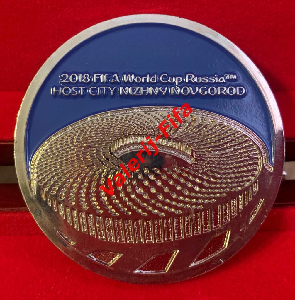 Подарочный набор 3х медалей Fifa. Чемпионат мира 2018 4