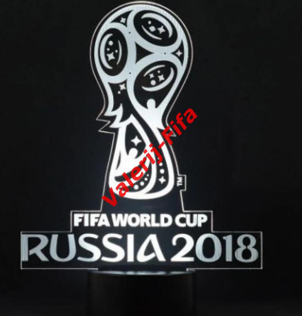 Светодиодный ночник светильник Кубок Fifa. Чемпионат мира 2018