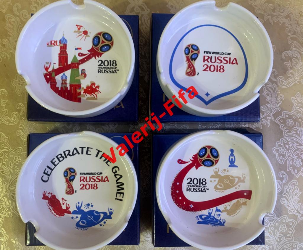 Коллекция пепельниц Чемпионат мира Fifa 2018 (4 штуки) 3