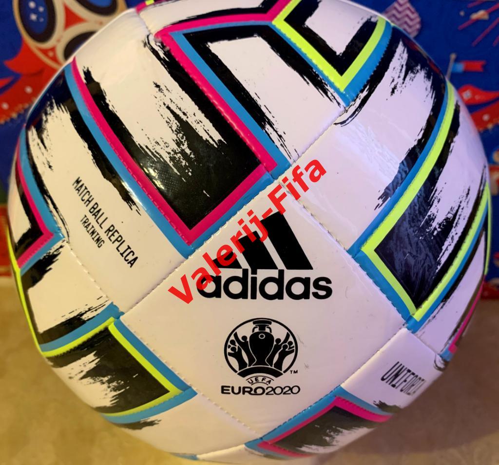Мяч Adidas Uniforia белый. Евро 2020 1