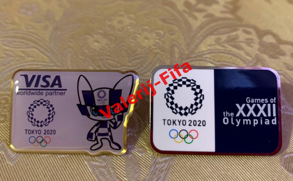 Набор из 2 Официальных значков Олимпиада Токио 2020