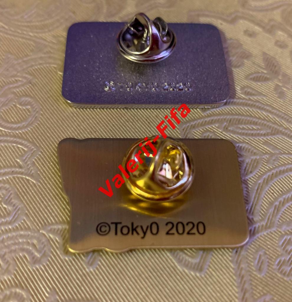 Набор из 2 Официальных значков Олимпиада Токио 2020 1