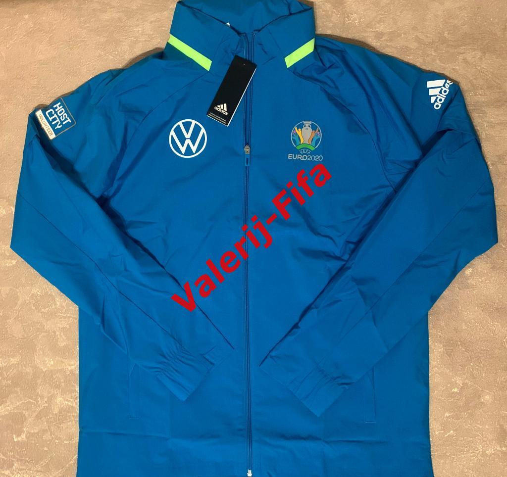 ГИГАНТ! Куртка мужская - женская Adidas волонтера Евро 2020 (XXXL - XXXXL)