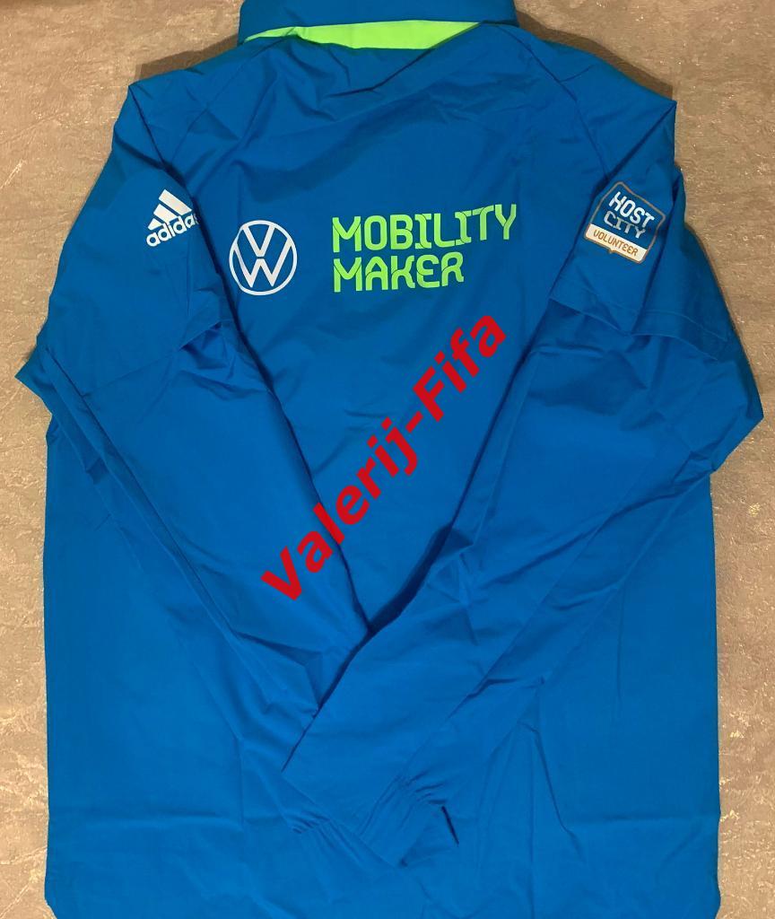 ГИГАНТ! Куртка мужская - женская Adidas волонтера Евро 2020 (XXXL - XXXXL) 6