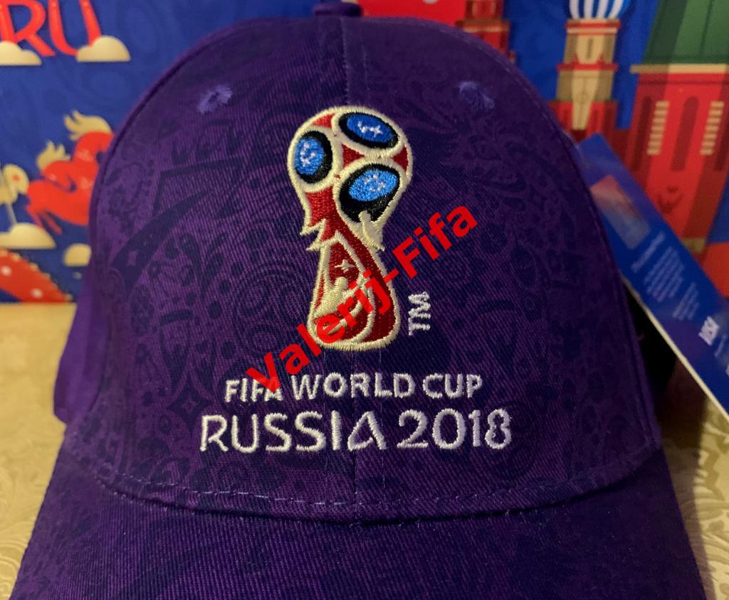 Эксклюзивная кепка Fifa Чм 2018 (фиолетовая). Эксклюзив 1