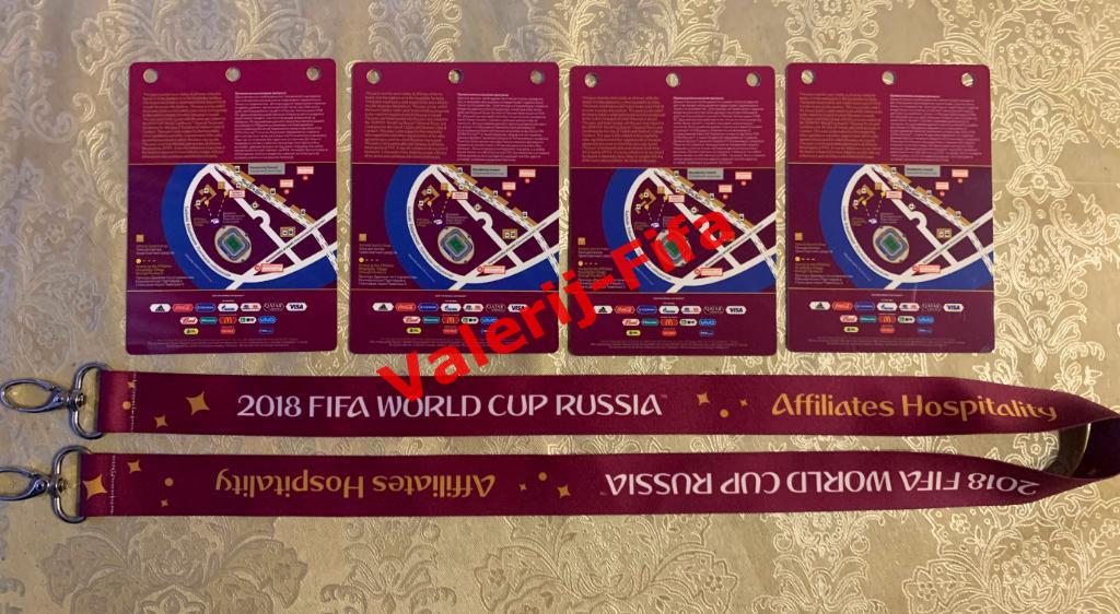 Коллекция VIP-Пропусков билетов Fifa на 4 матча Чемпионата мира 2018. 2