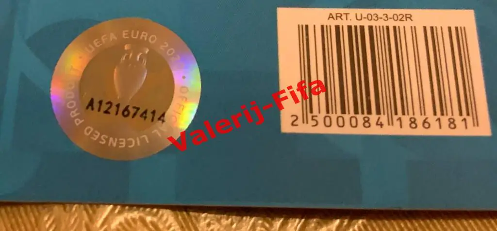 Набор значков ЕВРО EURO 2020 (6 шт.). Чемпионат Европы по футболу UEFA. 6