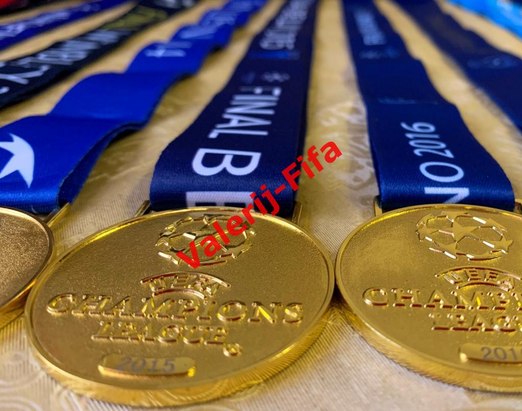 Медаль Победителей Лиги Чемпионов 2005 - 2021 год ( любая 1 медаль на выбор) 4