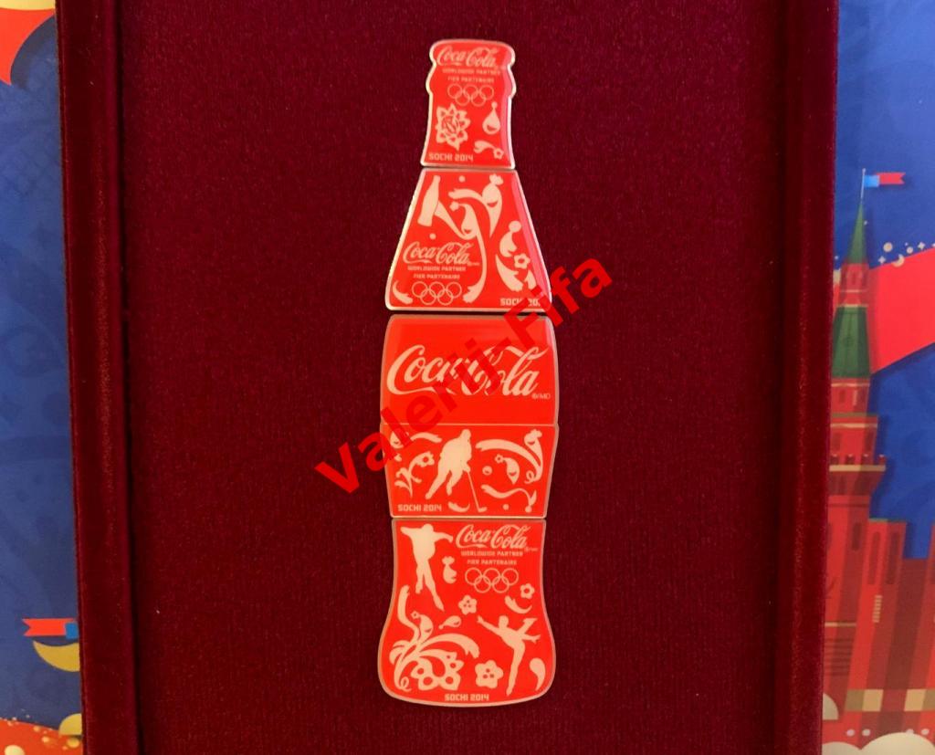 Коллекционный набор значков Кока-кола. Олимпиада Сочи 2014 1