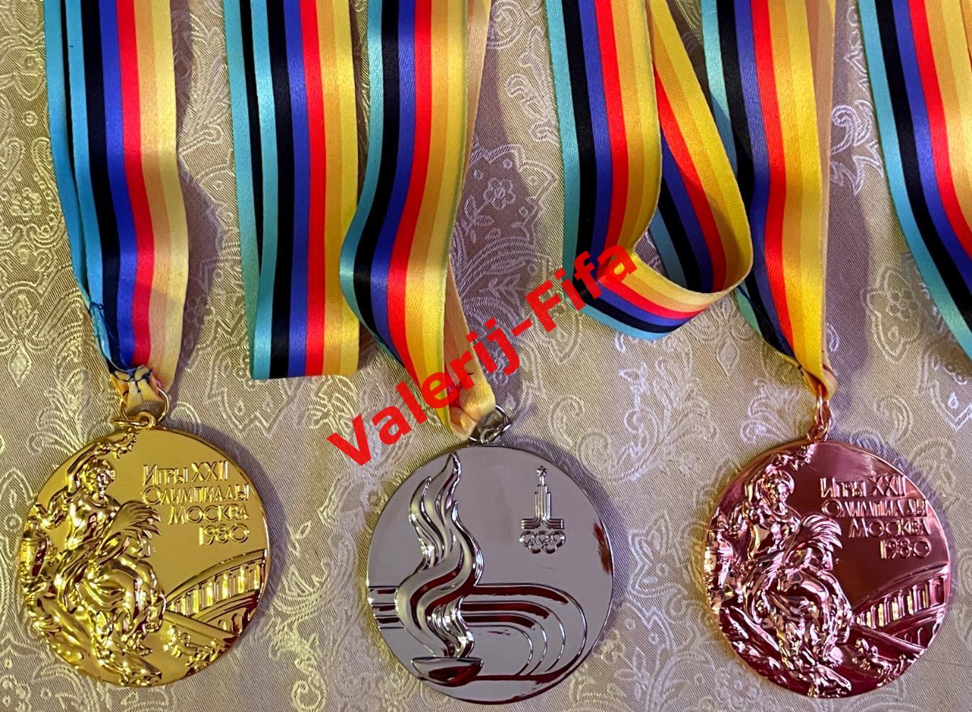 Набор из 3х медалей Олимпиада Москва 1980