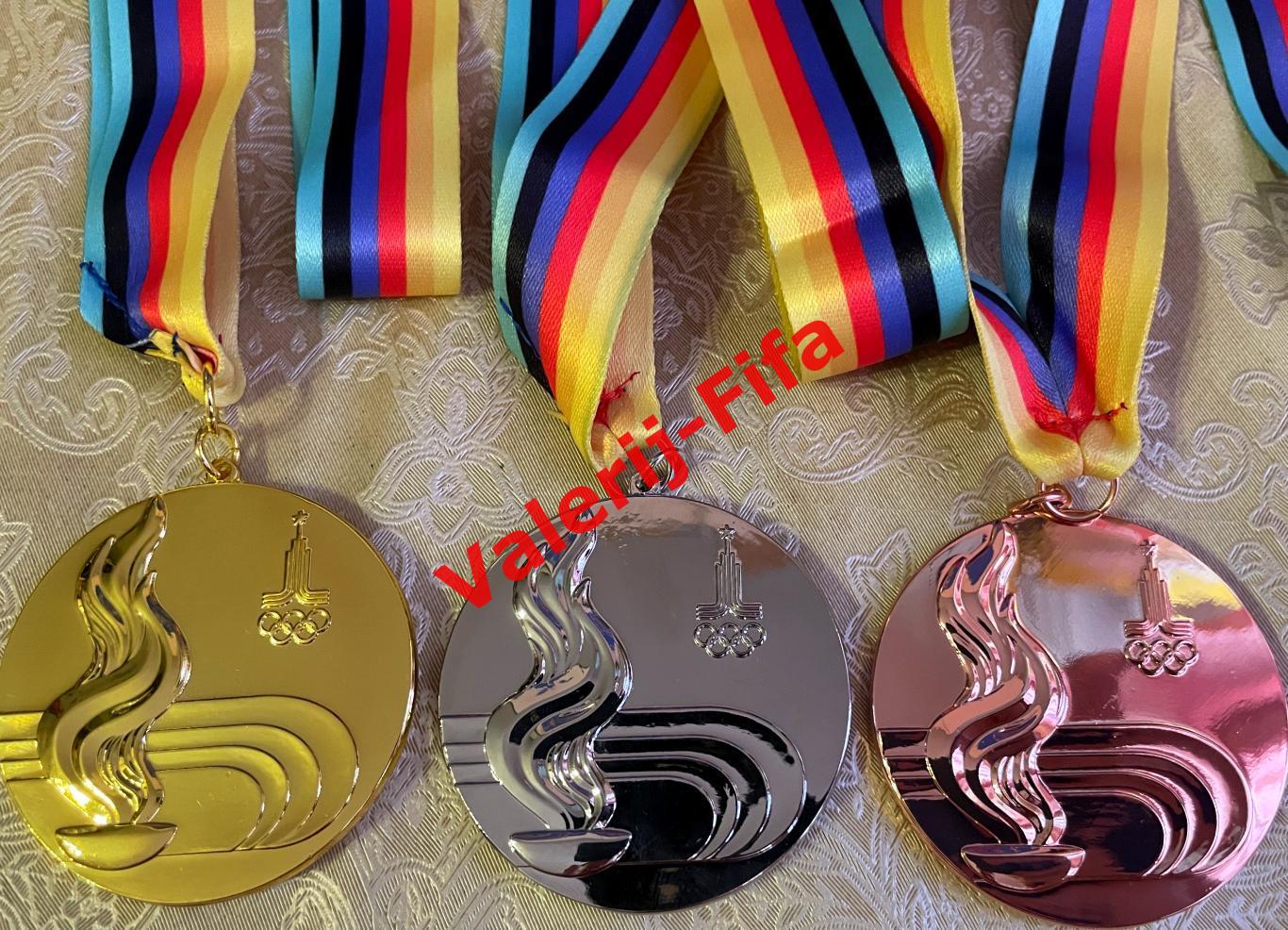 Набор из 3х медалей Олимпиада Москва 1980 7