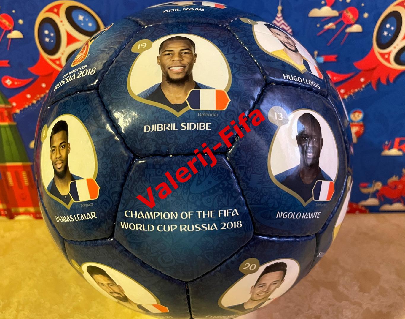 Коллекционный мяч Fifa Сборная Франции Чм 2018 1
