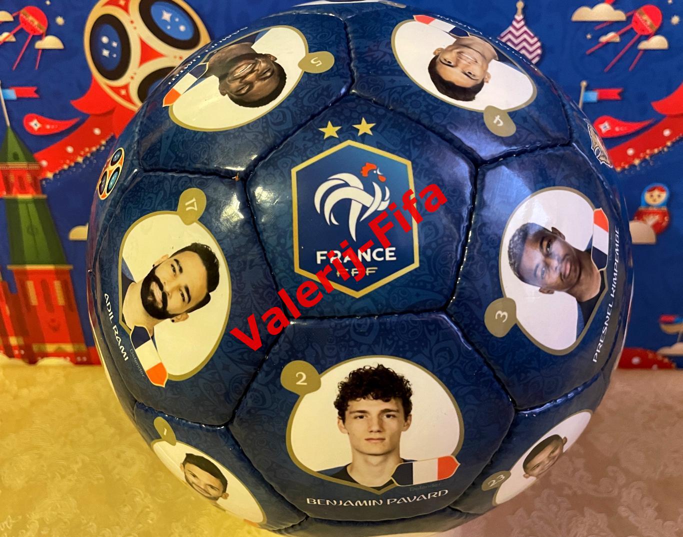 Коллекционный мяч Fifa Сборная Франции Чм 2018 2