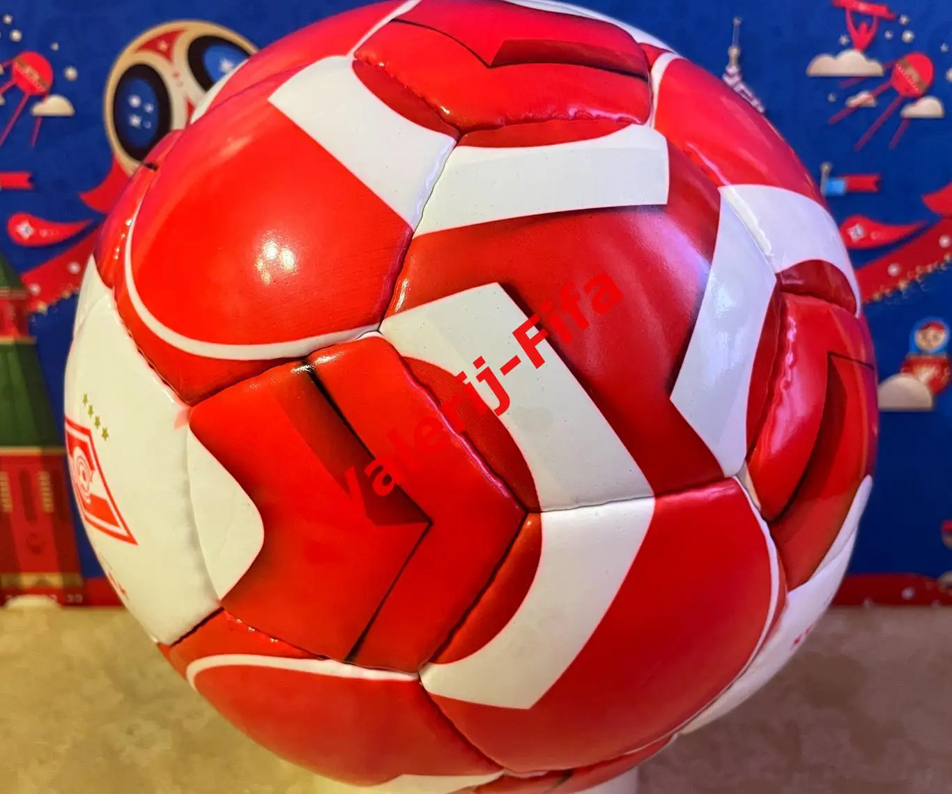 Официальный кожаный мяч Фк Спартак 1